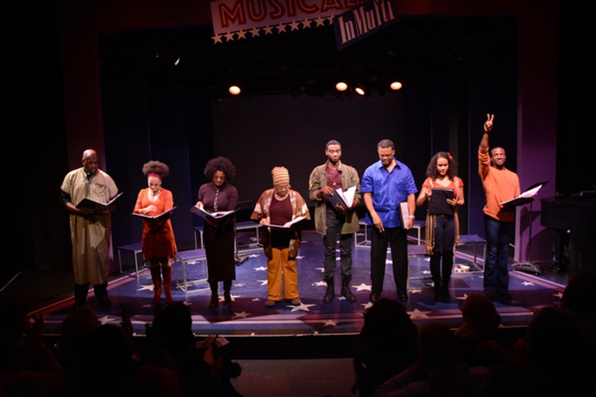 Doug Eskew, Debra Walton, Marva Hicks, Tine Fabrique, Jelani Alladin, Raun Ruffin, Dariilyn Castillo and Devin L. Roberts at 
